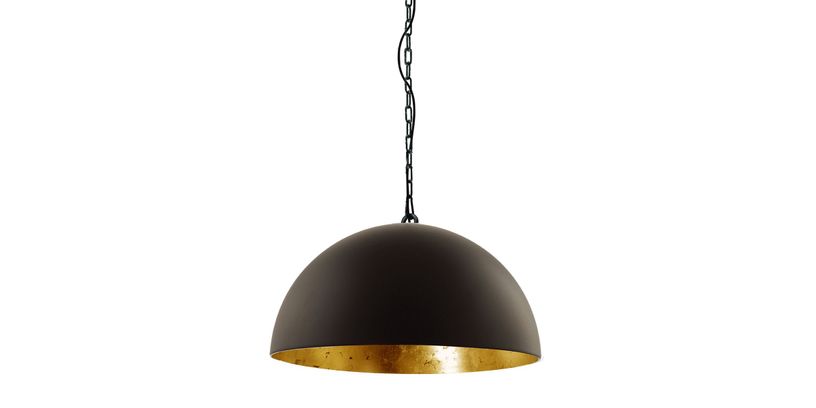 Steinhauer Hanglamp Semicirkel Zwart
