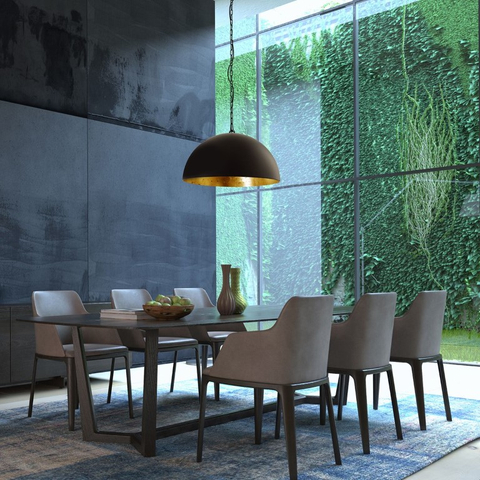 Steinhauer Hanglamp Semicirkel Zwart