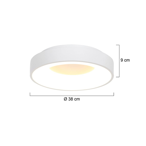 Steinhauer Plafondlamp Ceiling and Wall Wit