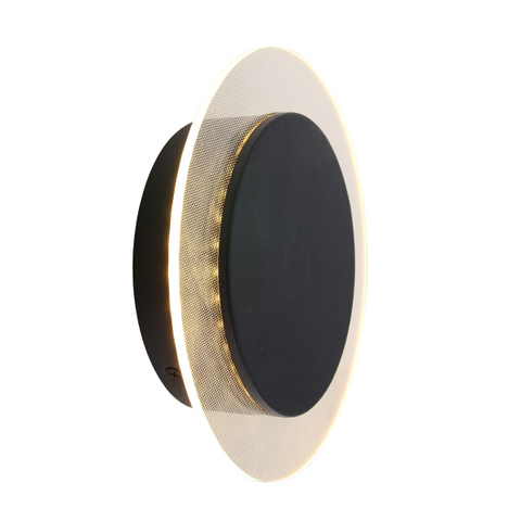 Steinhauer Plafond-/Wandlamp Lido Zwart