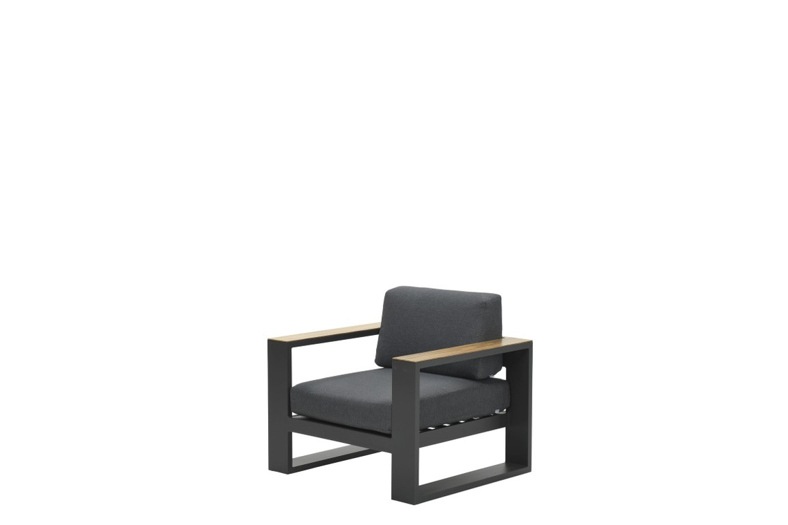 Fauteuil Cube Zwart