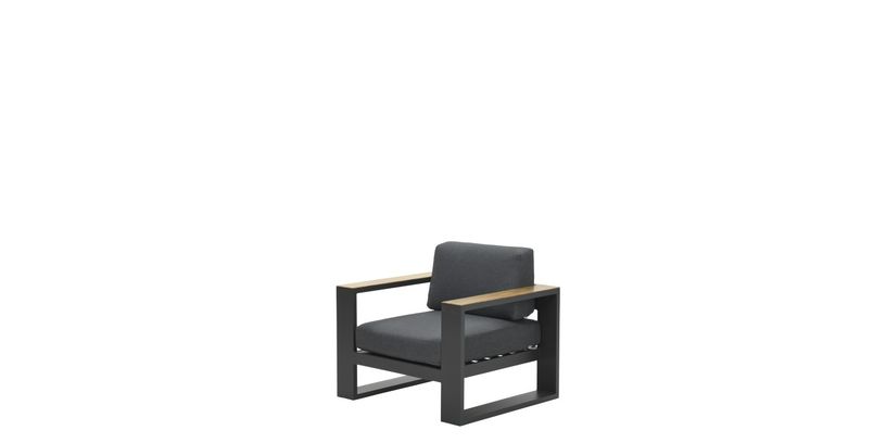 Fauteuil Cube Zwart