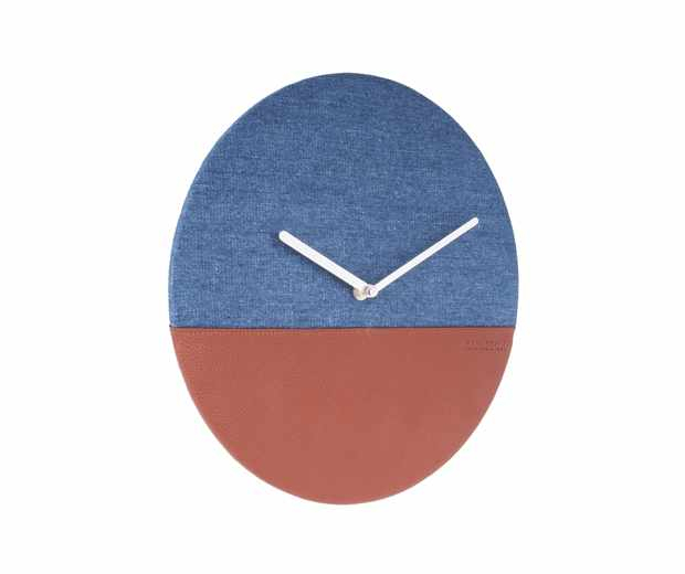 Klok Leather Jeans Blue