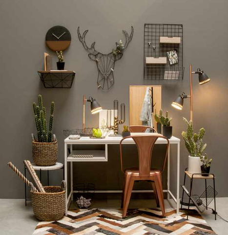 Klok Leather Jeans Grey