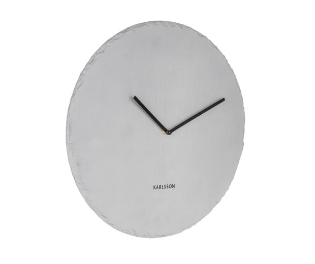 Karlsson Wall Clock Slate Large Grey