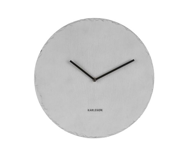 Karlsson Wall Clock Slate Large Grey