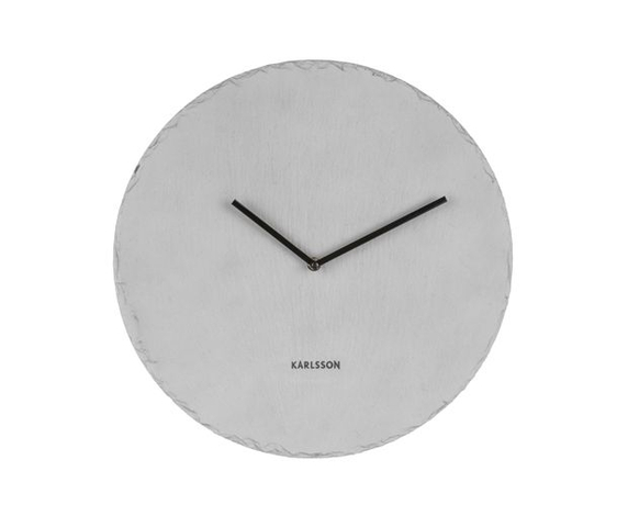 Karlsson Wall Clock Slate Large Grey