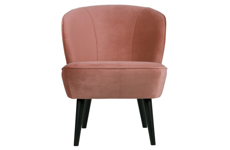 Woood Fauteuil Sara Oud Roze
