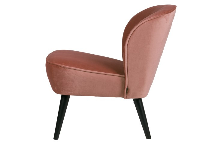 Woood Fauteuil Sara Oud Roze