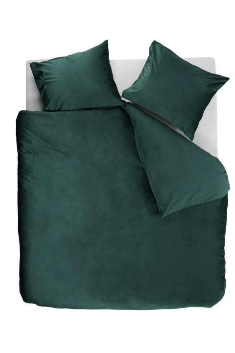 AHWM Dekbedovertrek Tender Green Velvet 200x200