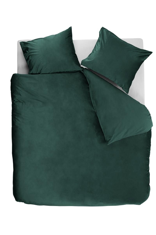AHWM Dekbedovertrek Tender Green Velvet 200x200