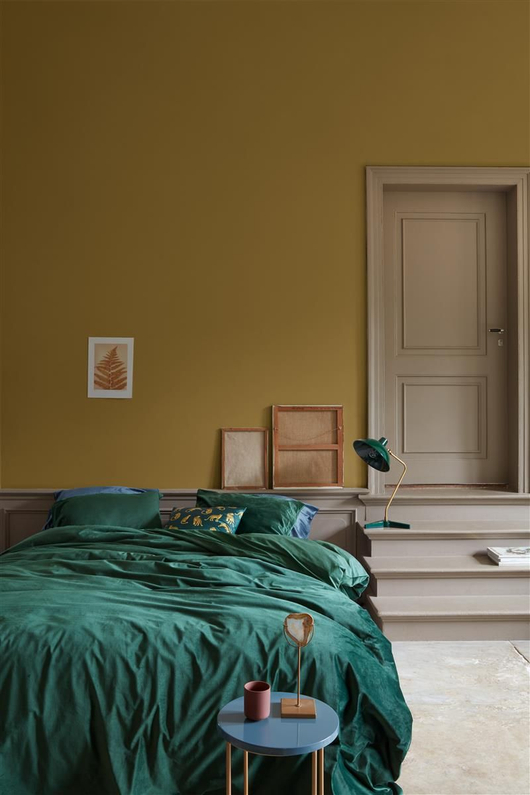 AHWM Dekbedovertrek Tender Green Velvet 200x200