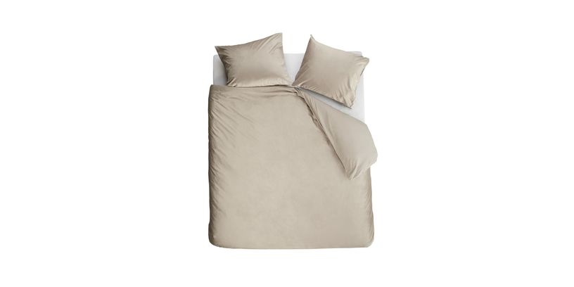 AHWM Dekbedovertrek Tender Grey Velvet 200x200/220