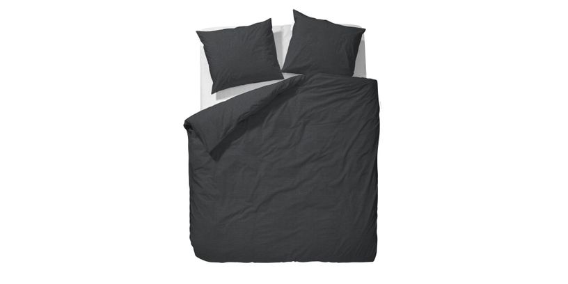 Dekbedovertrek Guy Anthracite 240 x 220