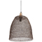 Hanglamp Tinn Iron Brass Round Open L