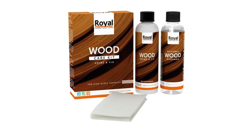 Shine & Fix Wood Care Kit + Cleaner 2 x 250 ml