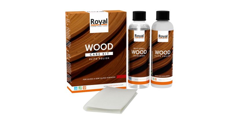 Elite Polish Wood Care Kit + Cleaner 2 x 250 ml