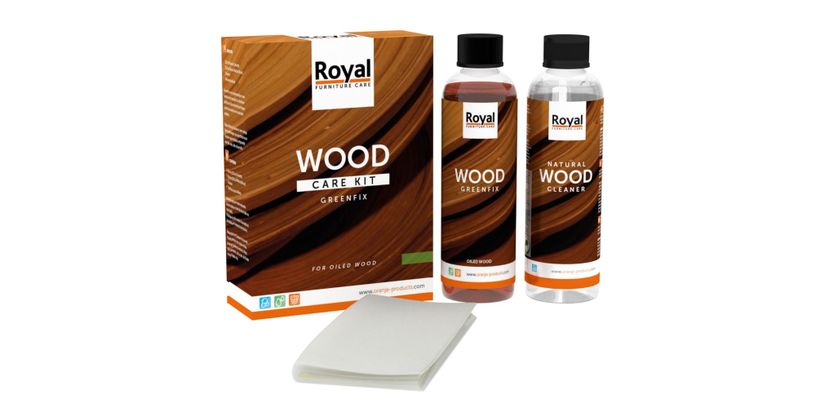 Greenfix Wood Care Kit + Cleaner 2 x 250 ml