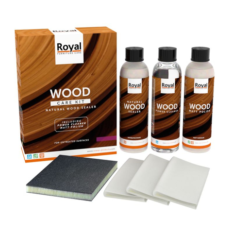 Oranje Natural Wood Sealer Wood Care Kit