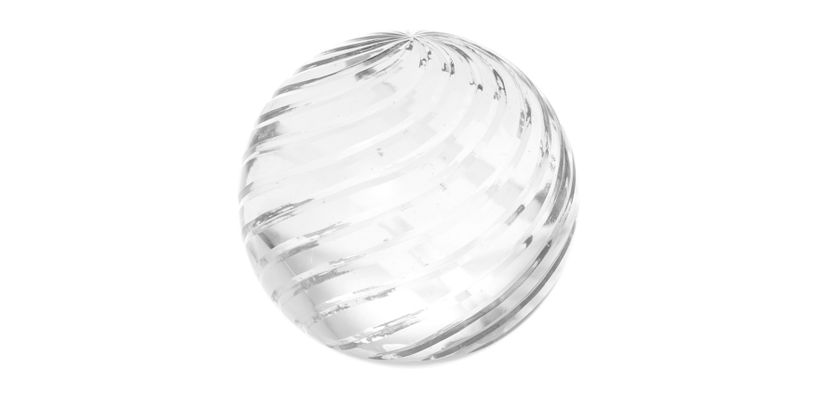 Riverdale Deco bal Blair helder 11cm 