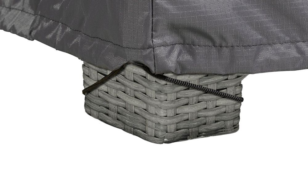 Aerocover Loungesethoes hoek 255x255x100x70 cm
