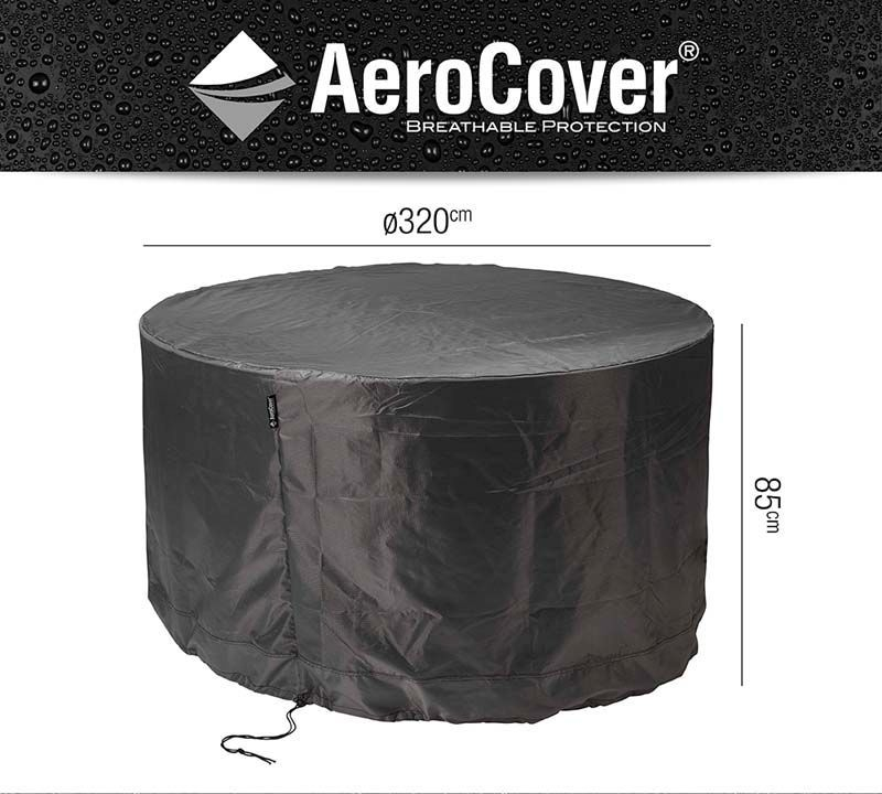Aerocover Tuinsethoes rond 320x85 cm