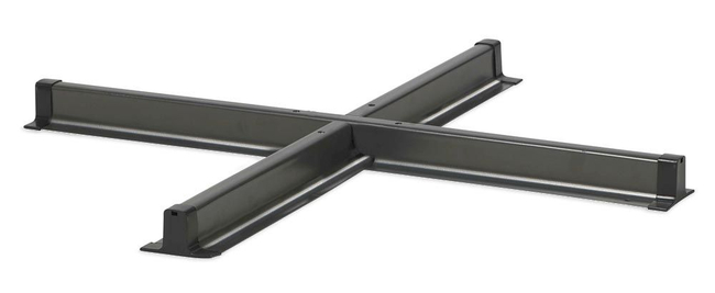 Platinum Kruisvoet Zweefparasol Antraciet