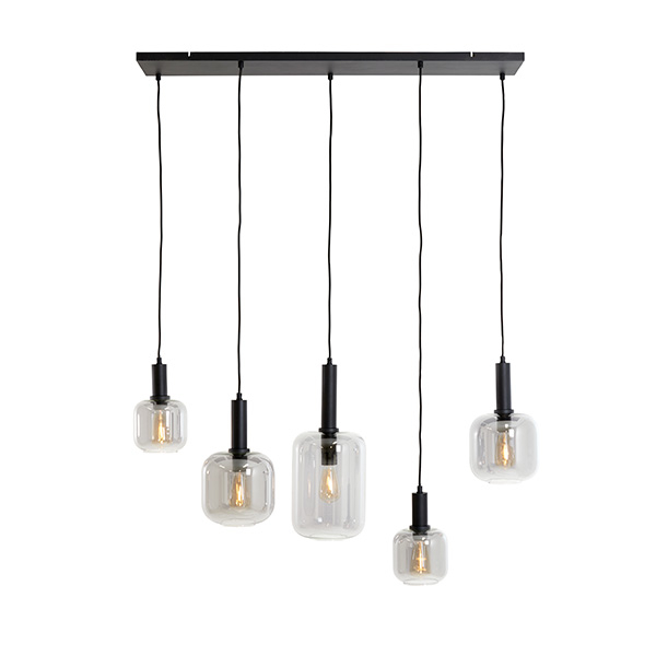 Feelings Hanglamp Bodhi 5-Lichts Zwart
