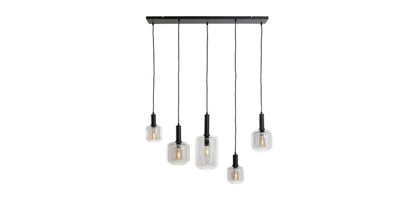 Feelings Hanglamp Bodhi 5-Lichts Zwart