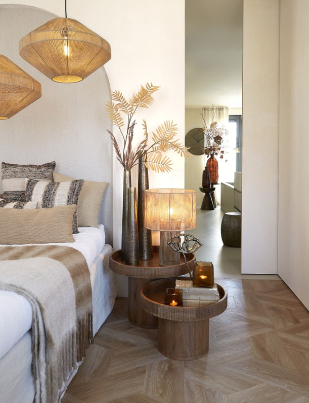 Light & Living Hanglamp Mallow Ø50 Naturel