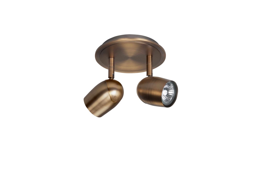 Highlight Ovale Spot 2-Lichts Brons