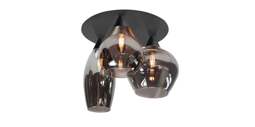 Highlight Plafonnière Cambio Zwart