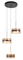 Highlight Hanglamp Enzo 3-Lichts Brons