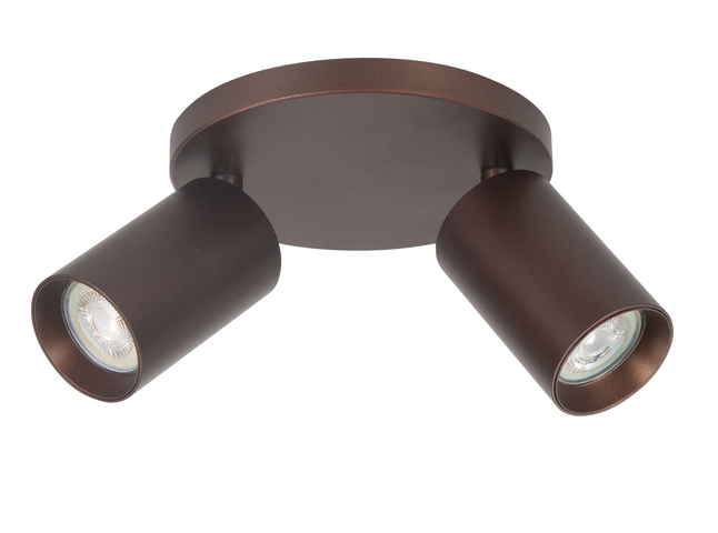 Highlight Spot Mila 2-Lichts Choco