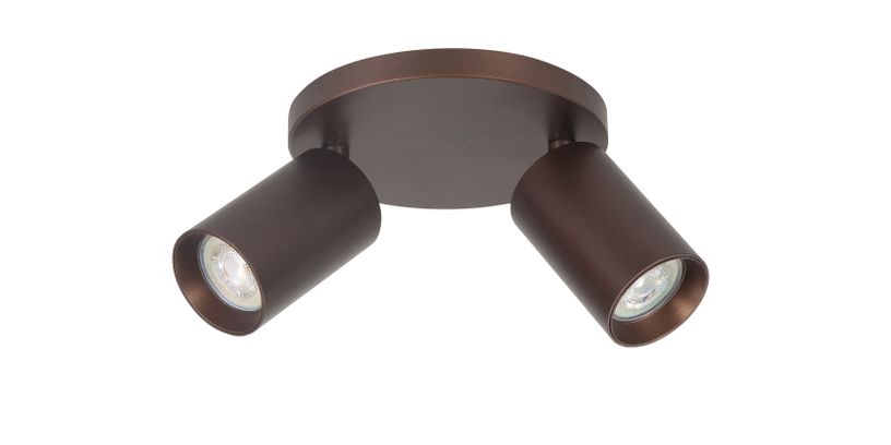 Highlight Spot Mila 2-Lichts Choco