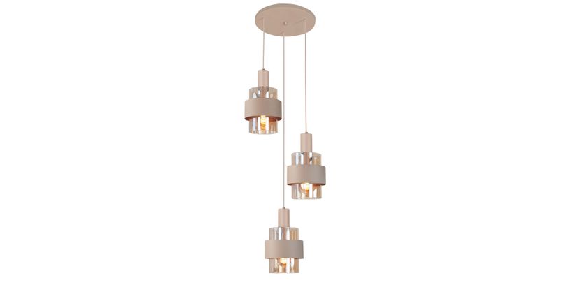 Highlight Hanglamp Marrone 3-Lichts Zand