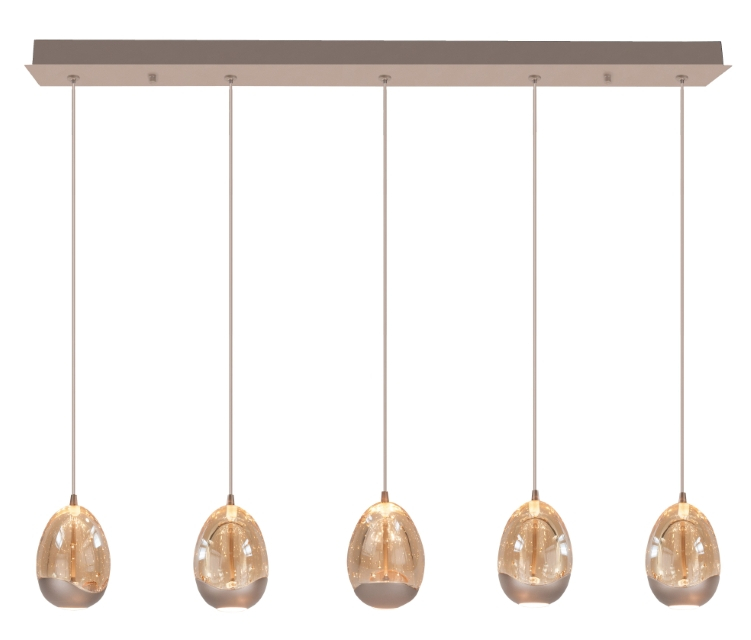 Highlight Hanglamp Champagne Egg Balk 105 cm