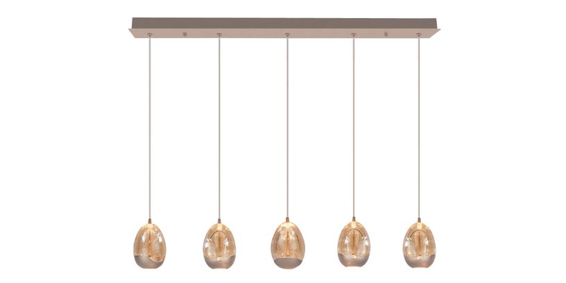 Highlight Hanglamp Champagne Egg Balk 105 cm