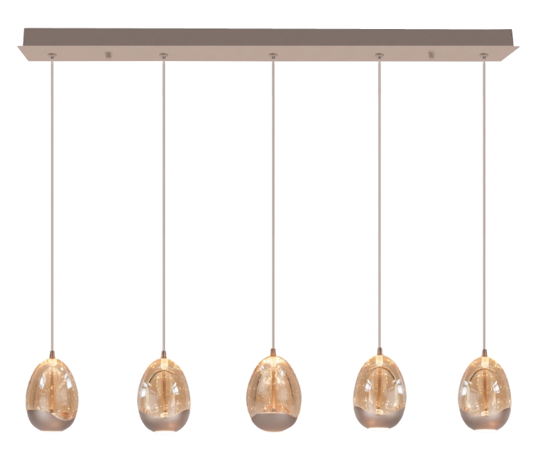 Highlight Hanglamp Champagne Egg Balk 105 cm