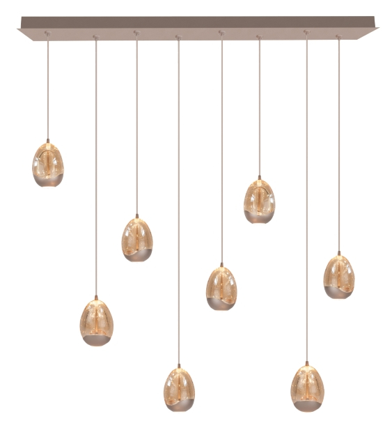 Highlight Hanglamp Champagne Egg Balk 115 cm