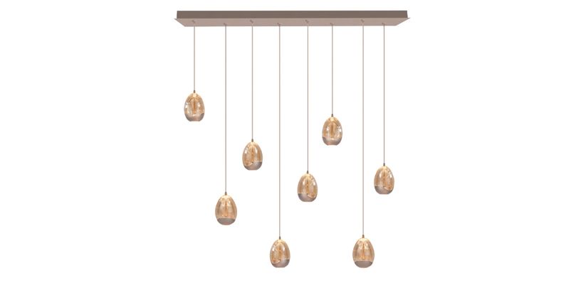 Highlight Hanglamp Champagne Egg Balk 115 cm