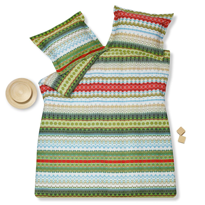 Dekbedovertrek Amazon Stripe Lemon 240 x 220