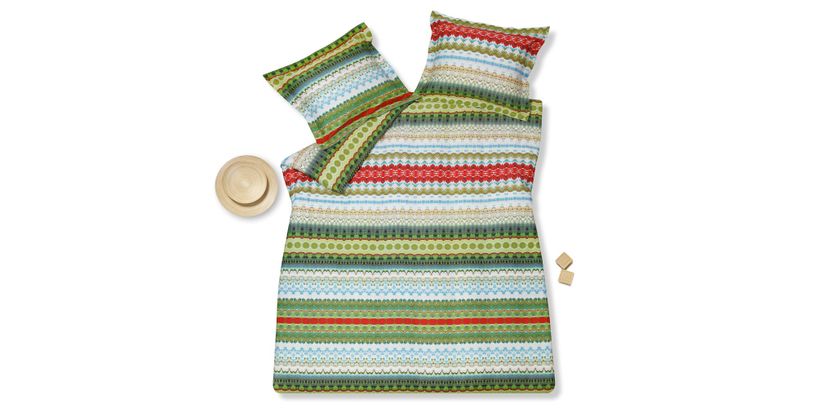 Dekbedovertrek Amazon Stripe Lemon 240 x 220