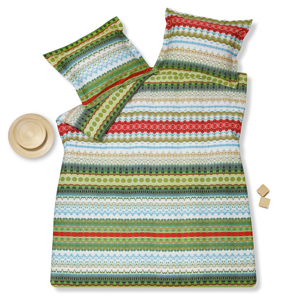 Dekbedovertrek Amazon Stripe Lemon 240 x 220