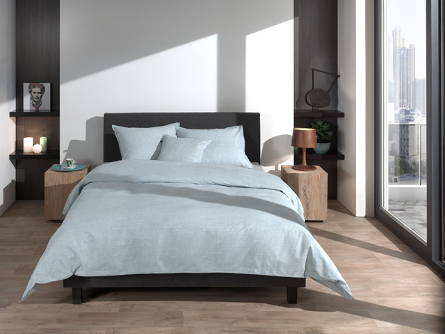 Hecket &Lane Dekbedovertrek Lino MintGreen 200x200