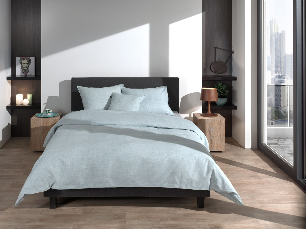 Hecket &Lane Dekbedovertrek Lino MintGreen 200x200