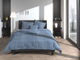 Heckett&Lane Dekbedovertrek Lino UrbanBlue 200x200