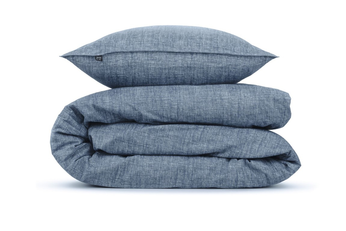 Heckett&Lane Dekbedovertrek Lino UrbanBlue 200x200