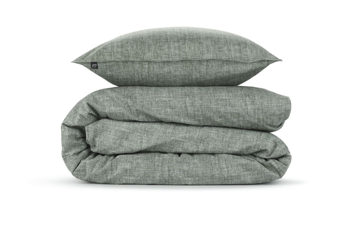Heckett&Lane Dekbedovertrek Lino ArmyGreen 200x200