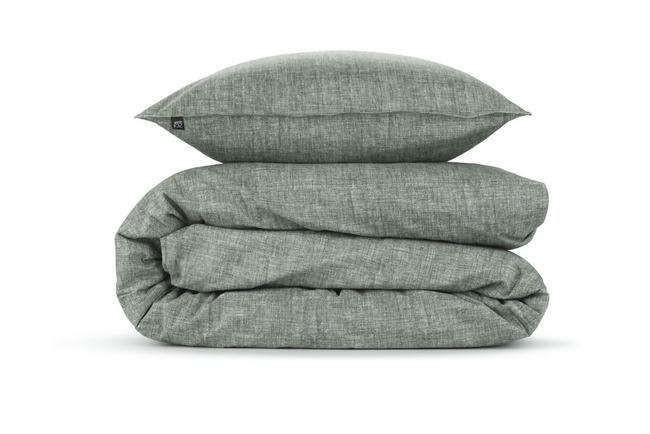 Heckett&Lane Dekbedovertrek Lino ArmyGreen 200x200